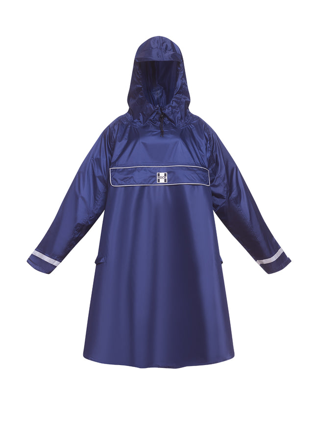 HOCK Premium „E-Bike Poncho“, Regenponcho mit Ärmel für Fahrrad und E-Bike, für Helme geeignet - Regencape 100,0% wasserdicht, Fahrradponcho für Herren & Damen