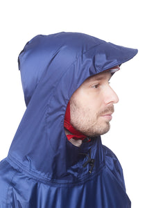 HOCK Premium „E-Bike Poncho“, Regenponcho mit Ärmel für Fahrrad und E-Bike, für Helme geeignet - Regencape 100,0% wasserdicht, Fahrradponcho für Herren & Damen