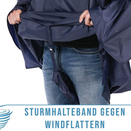 Wanderponcho "Wetter AS Klima" (SONDERPREIS)