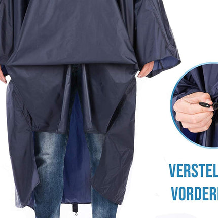 Wanderponcho "Wetter AS Klima" (SONDERPREIS)