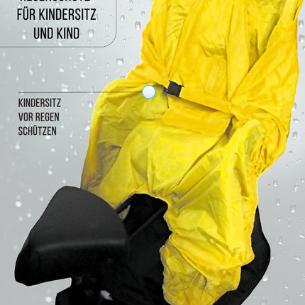 Kinder Fahrradsitz Cape "Rain Bow" - Regenschutz für Fahrradkindersitz