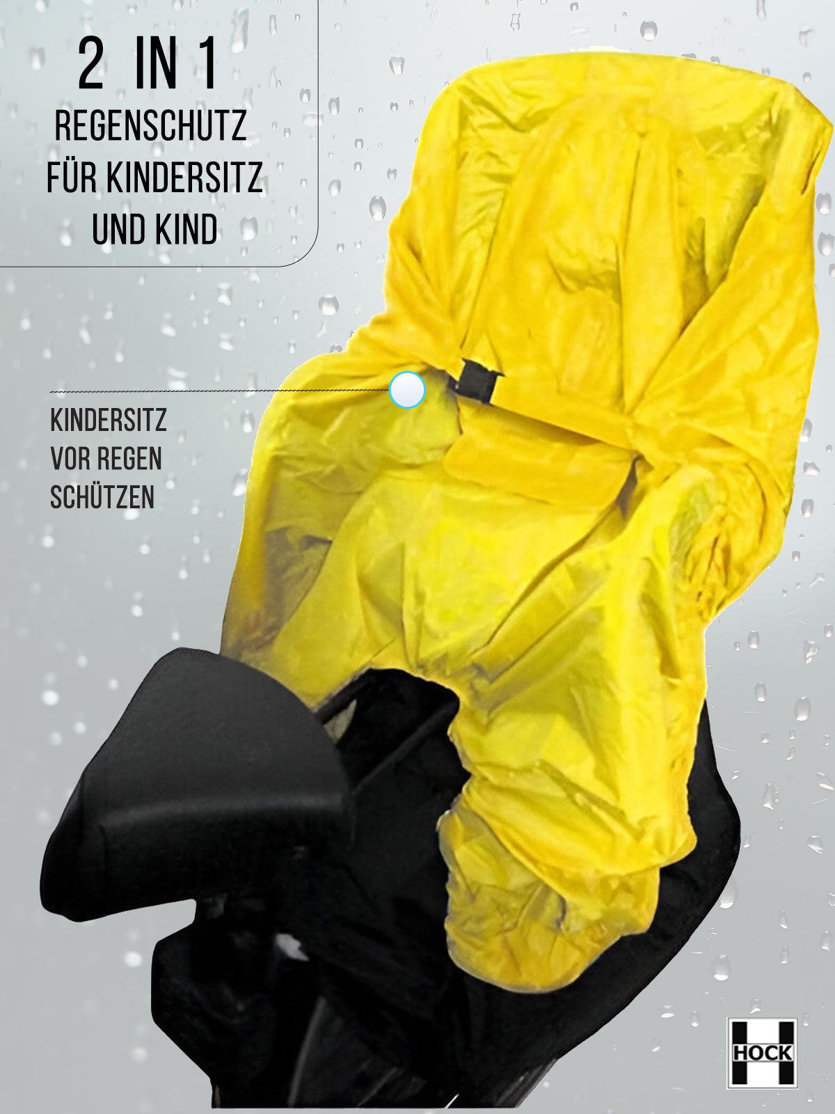 fahrrad regenschutz kindersitz HOCK Rain Bow