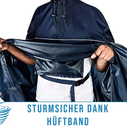 Radponcho "Rain Stop" - Fahrrad Regenponcho - Der Testsieger