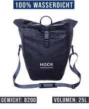 Laden Sie das Bild in den Galerie-Viewer, Fahrradtasche Gepäckträger Rainbag - Robust und Wasserdicht – Hinterradtasche (25L Volumen)