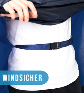 HOCK Fahrrad Regenponcho 'Rain Light' - Der 'Alltags-Poncho' mit Kapuze und seitlicher Armöffnung